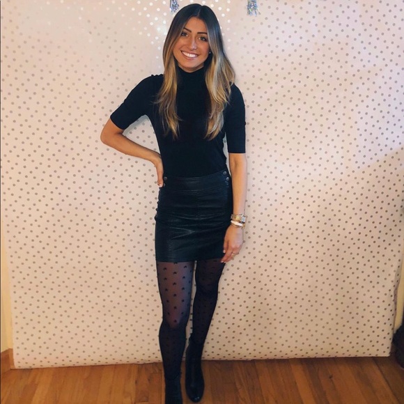 Free People Dresses & Skirts - CLOSET CLEAR OUT: Free People Leather Mini Skirt